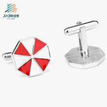 Custom Factary Wholesale Casting Enamel Cufflink for Men′s Shirt